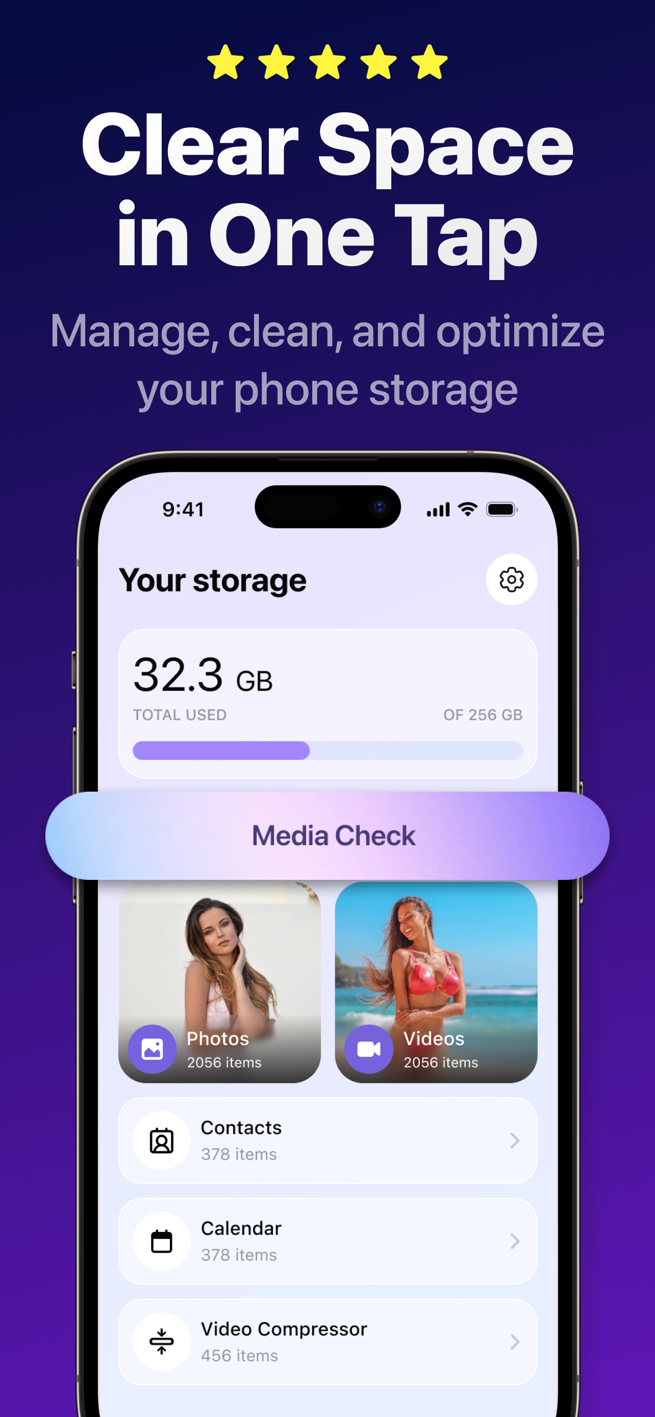 Cleora Cleaner App Screenshot